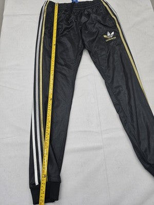 Adidas Black Track Pants Unisex S Regular Activewear