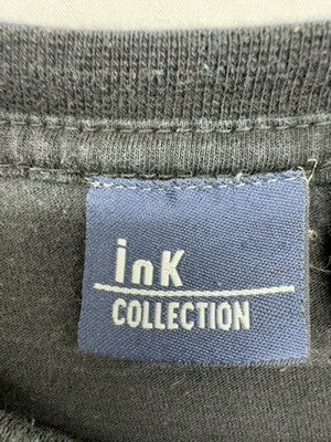 Ink Collection Men's M Black Eagle Motorcycle Cotton T-Shirt Vintage