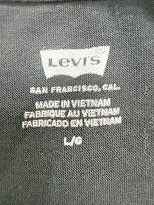 Levi's Black Rainbow Pride Graphic Cotton T-Shirt L Short Sleeve