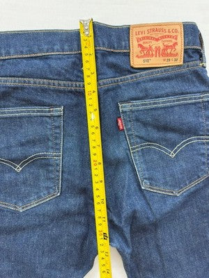 Levi's 510 Skinny Jeans Men's Dark Wash 29x32 Vintage Stretch