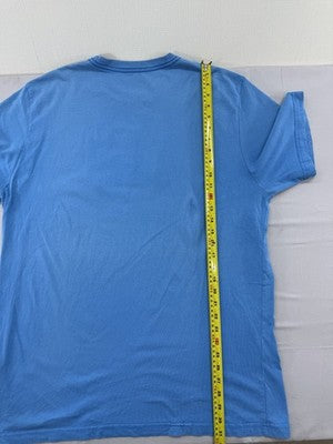 Nike Men's XXL Blue Short Sleeve Crewneck Cotton T-Shirt