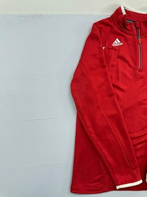 Adidas Men's Power Red Climalite Track Jacket M Full Zip