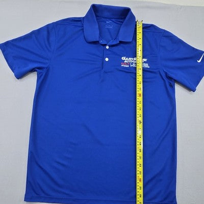 Nike Men's Blue Dri-FIT Golf Polo Short Sleeve Moisture Wicking