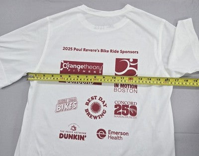 New Balance Paul Revere's Ride White T-Shirt Men's S Short Sleeve