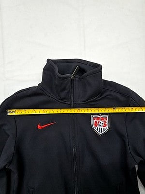 Nike Men's Black Track Jacket Full Zip Soccer S