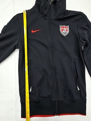 Nike Men's Black Track Jacket Full Zip Soccer S