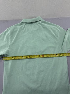 Kappa Green Polo Shirt M Short Sleeve Cotton Button Unisex