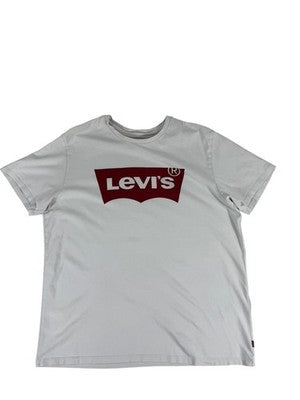 Levi's XL Grey Men's Short Sleeve Graphic Cotton T-Shirt Crewneck