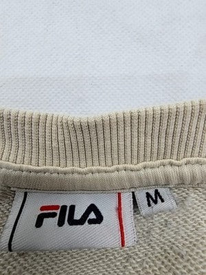 Fila Grey Heather Crewneck Sweatshirt Men's M Fleece Tennis Logo