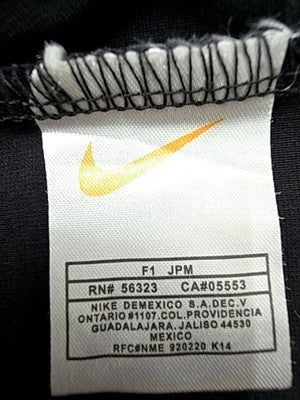 Nike Men's Black Athletic Cut Cotton T-Shirt 2XL Short Sleeve