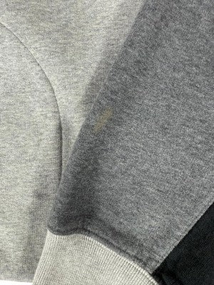 Nike Grey Colorblock Sweatshirt XL Zip Pocket Long Sleeve
