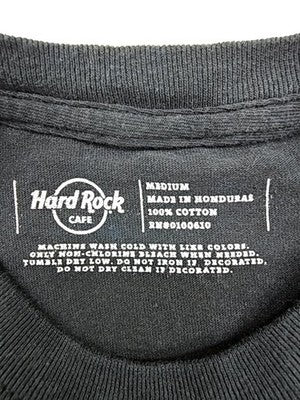 Hard Rock Cafe Black Music Graphic T-Shirt M 100% Cotton