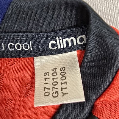Adidas Climacool Men's XL Red/Black 3-Stripes Athletic Tee