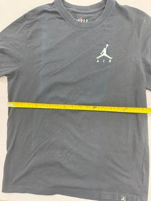 Jordan XL Black Oversized Cotton T-Shirt Jumpman Logo Crewneck