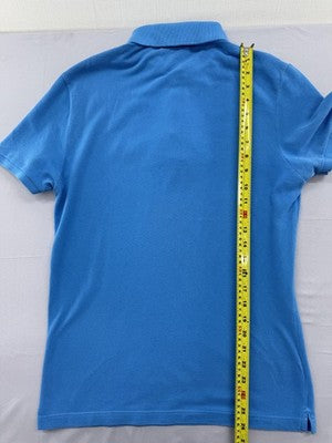 Lacoste Slim Fit Navy Polo Shirt M Short Sleeve Cotton France