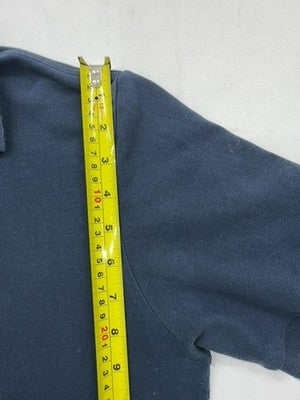 Kappa Men's Navy Blue Polo Shirt Medium Short Sleeve Cotton