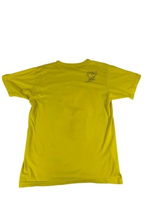 Vintage 24Hr TV Yellow Angel Anime T-Shirt M Women Cotton Crew Neck