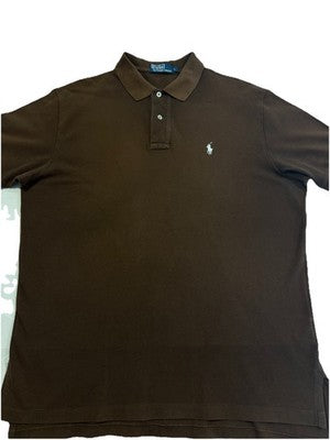 Polo Ralph Lauren T-Shirt Men's Size L Faded Brown 100% Cotton