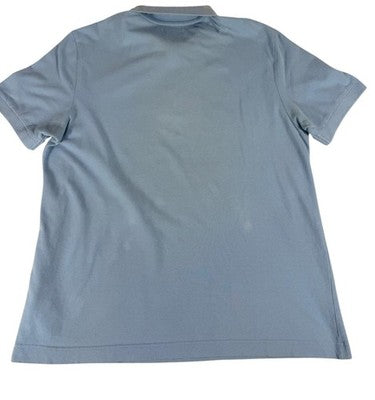 Kappa Mens Light Blue Polo Shirt Large Short Sleeve Cotton