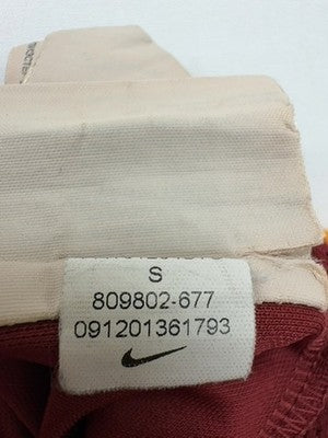 Camiseta de fútbol roja Nike para niños talla S Roma impresión gráfica de...