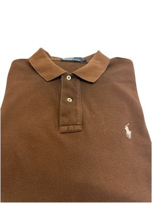 Polo Ralph Lauren T-Shirt Men's Size L Faded Brown 100% Cotton