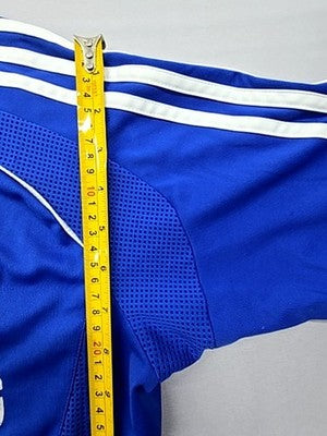 Adidas Men's Blue Soccer Jersey Short Sleeve Crewneck Size L