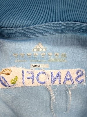 Adidas Argentina Striped Jersey XL Light Blue White ClimaCool Men