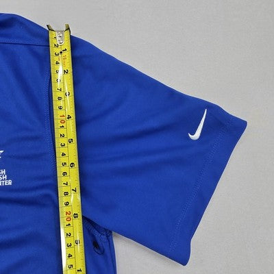 Nike Men's Blue Dri-FIT Golf Polo Short Sleeve Moisture Wicking