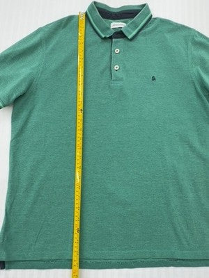 Jack & Jones Men Green Polo Shirt size M product image 5