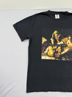 Comfort Colors Judith Feminist Black L T-Shirt Women Heavyweight
