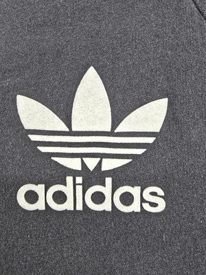 Adidas Men's Black White Striped Short Sleeve Cotton T-Shirt L
