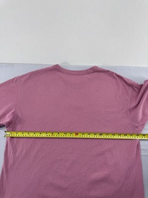 Nike The Nike Tee Men's L Light Mauve Cotton Short Sleeve Loose Fit