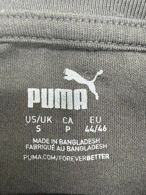 Puma Men's Black Graphic Short Sleeve T-Shirt S 58651-01