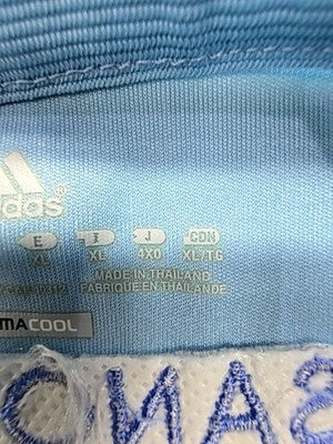 Adidas Argentina Striped Jersey XL Light Blue White ClimaCool Men