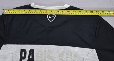 Nike Men's M Black Dri-FIT V-Neck Football Jersey Short Sleeve