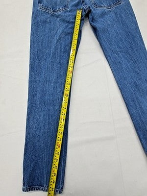 Tommy Jeans Men's Blue Denim Jeans 29x34 Button Fly Med Wash
