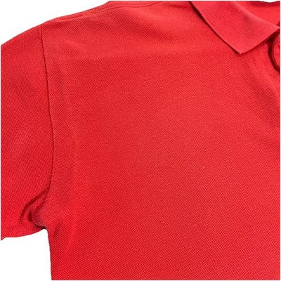 Chemise Lacoste Red 2 Button Polo Shirt Crocodile Logo Men's XL Free Shipping