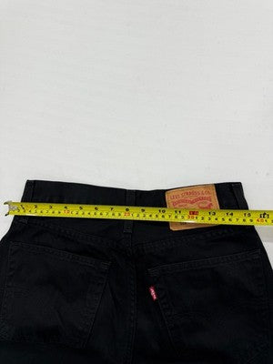 Levi's 516 Slim Straight Black Jeans W31 L30 Men's