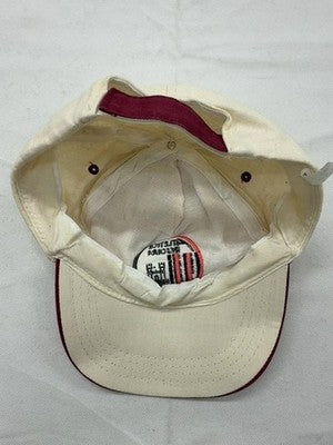 Cream Sports Team Logo Cotton Hat Unisex Adult Cap