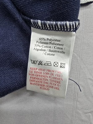 Umbro Men's Navy Short Sleeve Polo Shirt M 38/40 Cotton Blend