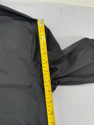 Puma Forever Better Black Track Jacket M Zip-Up White Stripe Polyester
