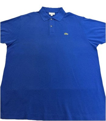 Lacoste Classic Fit Polo Shirt Men's 4Xl Petit Pique Blue Free Shipping