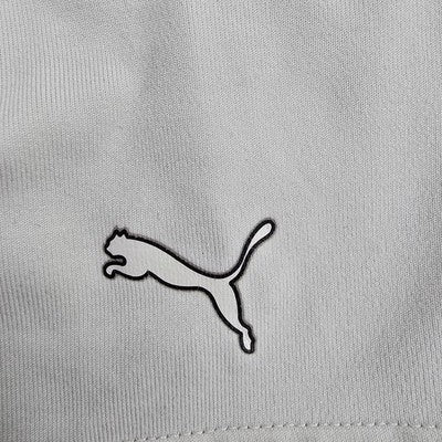 Puma Men's White XL Mock Neck Short Sleeve Mesh T-Shirt