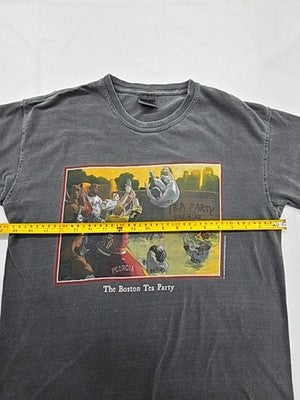 Comfort Colors Boston Tea Party Grey M Short Sleeve Cotton Crewneck