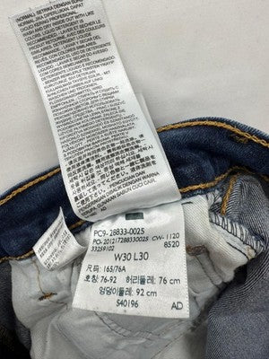 Levi's 512 Men's Slim Taper Jeans 30x30 Stretch Med Wash