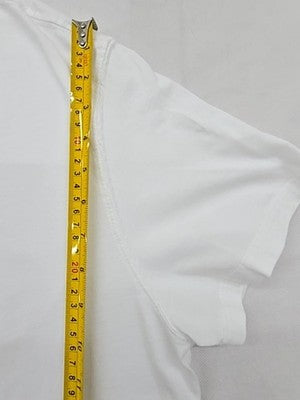 Calvin Klein Men's White XXL Short Sleeve Logo T-Shirt Cotton Jersey