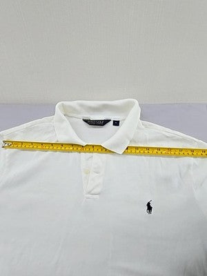 Polo Ralph Lauren White Golf Polo Shirt XL Short Sleeve Cotton