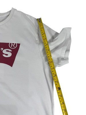 Levi's XL Grey Men's Short Sleeve Graphic Cotton T-Shirt Crewneck