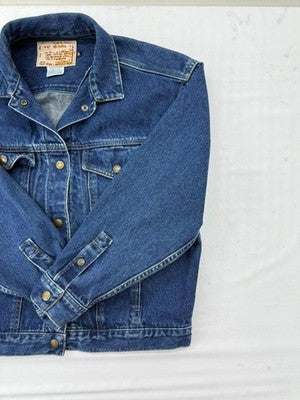 Levi's Blue Denim Trucker Jacket - Men's M - USA Made - Button Front