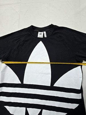 Adidas Originals Oversized Black/White Logo T-Shirt M Men